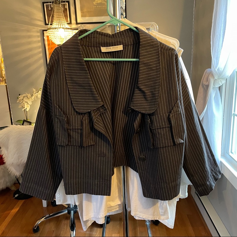Miu Miu Vintage Cropped Jacket Sz L